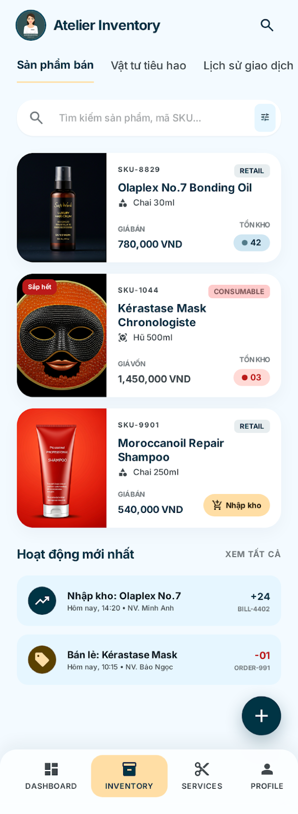 Quản lý kho vật tư